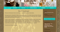Desktop Screenshot of escape-spa-llc.com